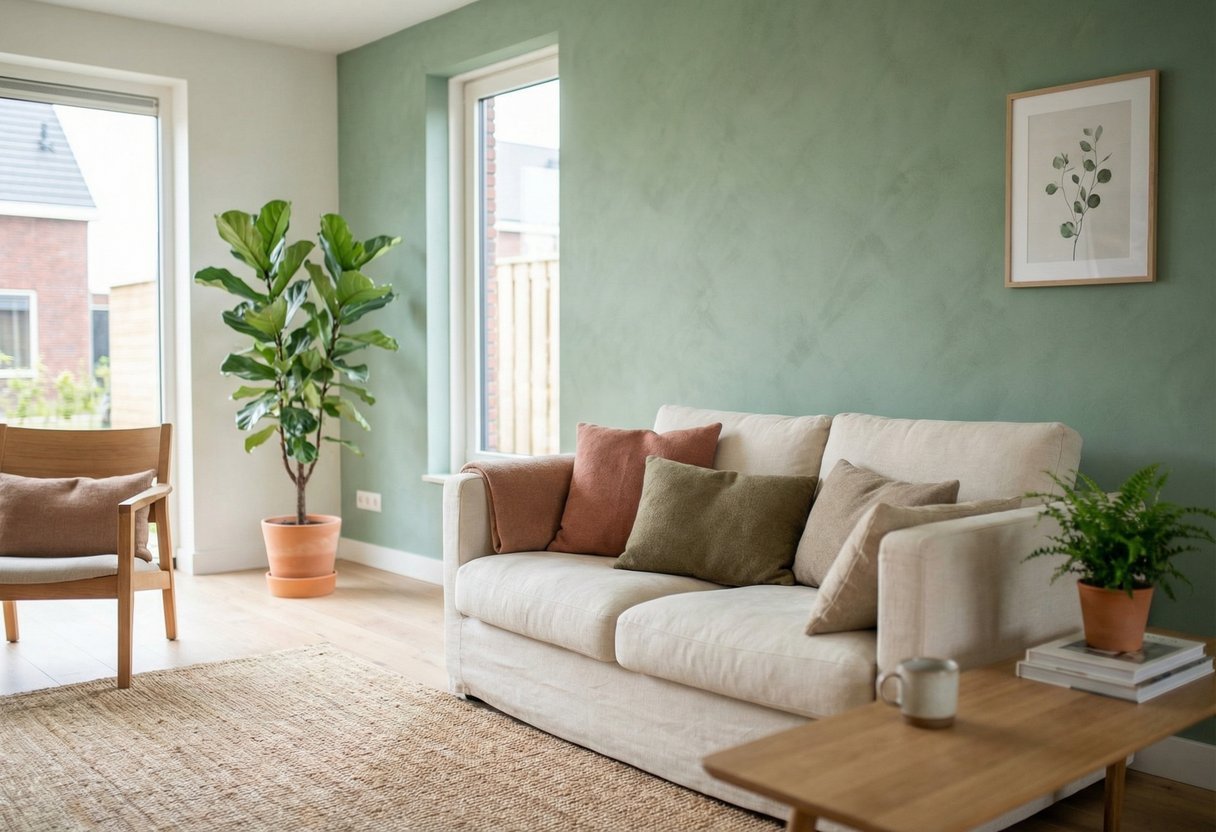 beige wit gedurfde kleur stijlvolle interieurs