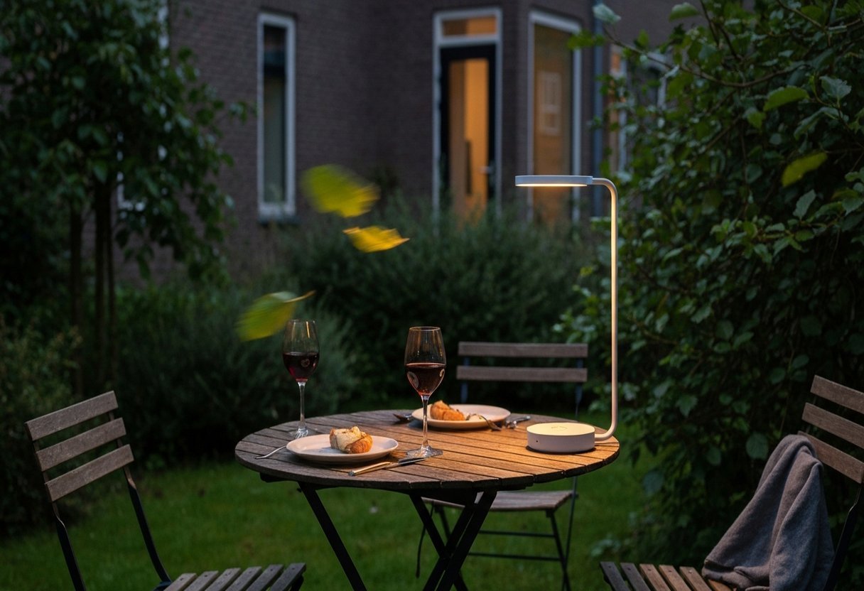 oplaadbare lamp gezellige sfeer koude avonden