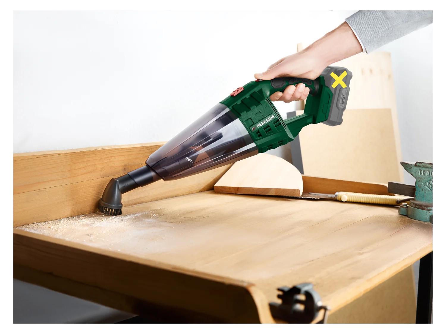 Lidl Accu-steelstofzuiger 20 V zonder accu en lader