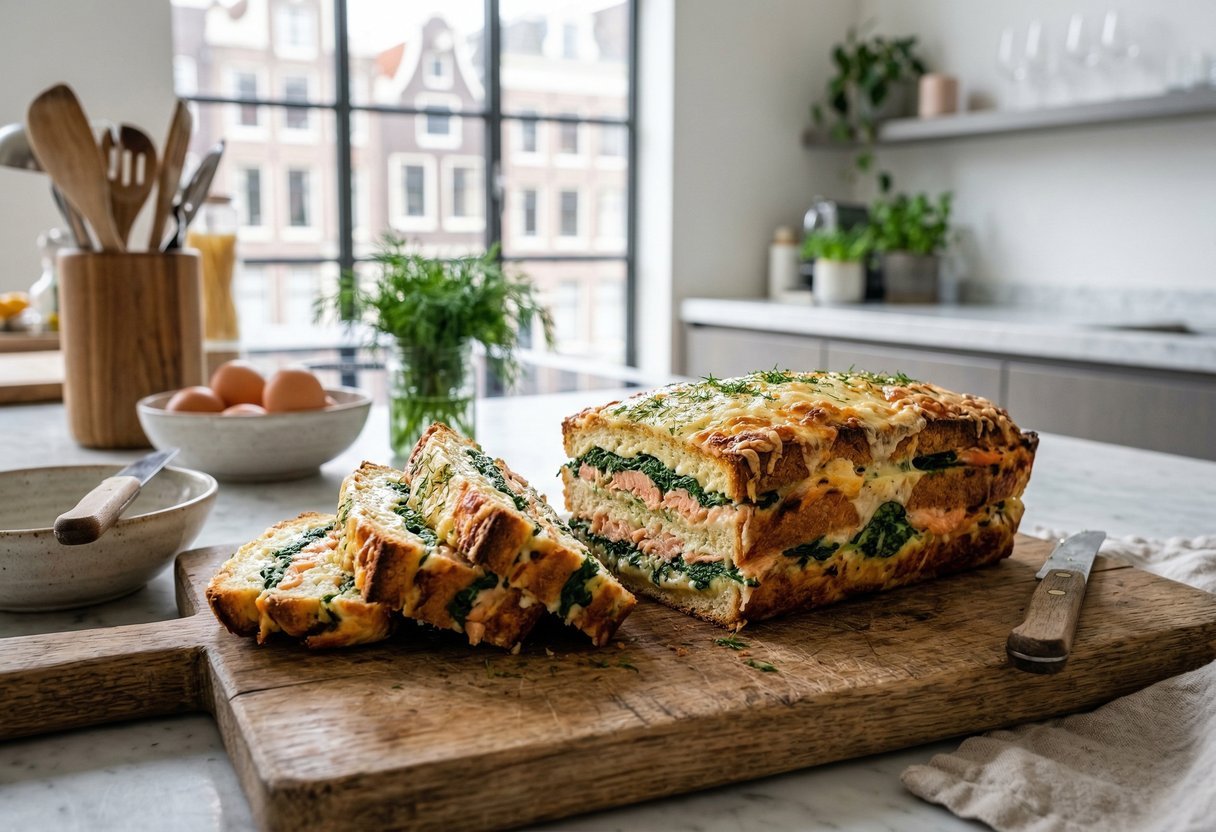 anti-verspillings croque cake zalm spinazie