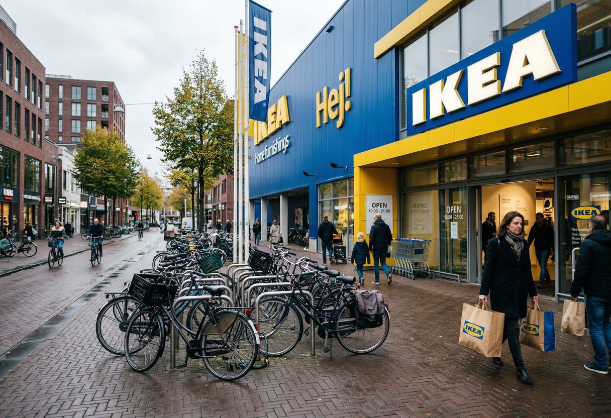 IKEA biedt tuinmeubilair aan zonder montage of onderhoud, tegen verlaagde prijs.