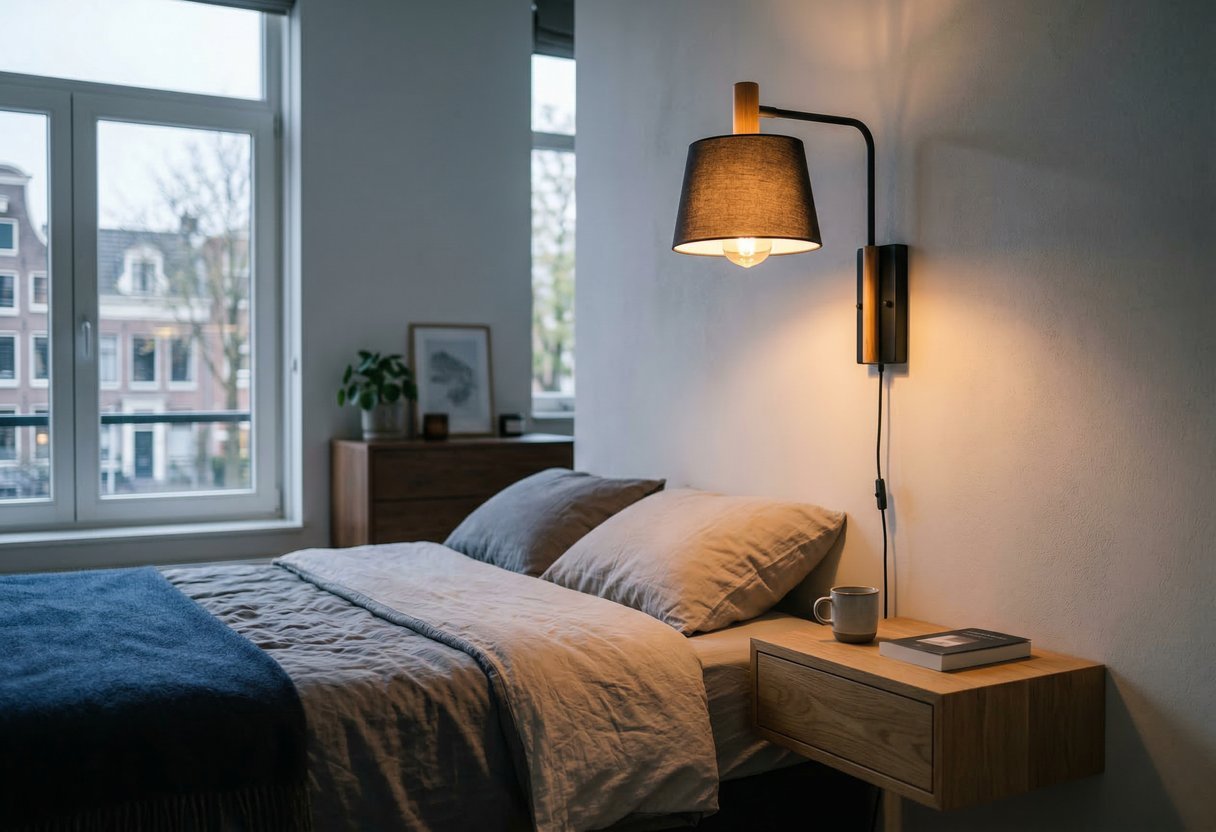 trend nachtlampjes slaapkamer ruimte optimaliseren