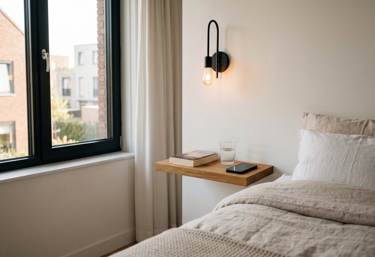 vervang nachtkastje esthetische oplossing ruimte optimaliseert