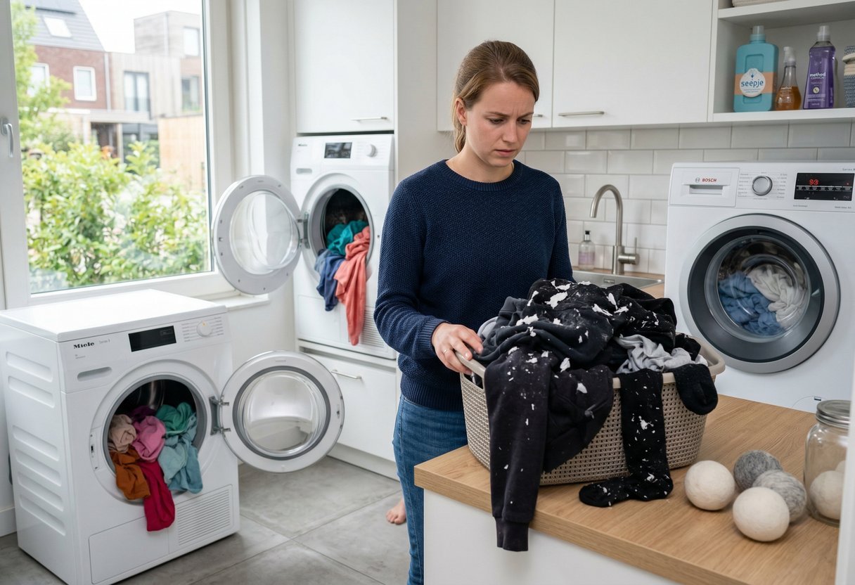 wasbeurt vergeten zakdoek kleren redden